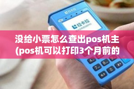 没给小票怎么查出pos机主(pos机可以打印3个月前的小票)