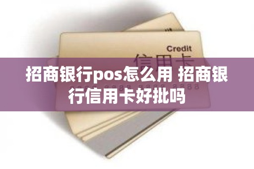 招商银行pos怎么用 招商银行信用卡好批吗