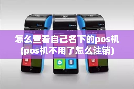 怎么查看自己名下的pos机(pos机不用了怎么注销)