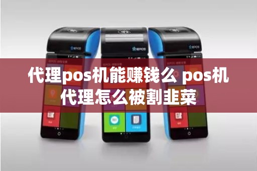 代理pos机能赚钱么 pos机代理怎么被割韭菜