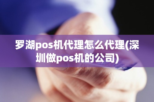 罗湖pos机代理怎么代理(深圳做pos机的公司)