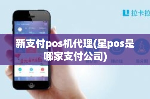 新支付pos机代理(星pos是哪家支付公司)