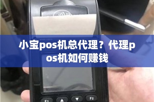 小宝pos机总代理？代理pos机如何赚钱