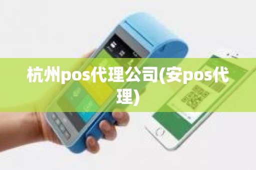 杭州pos代理公司(安pos代理)