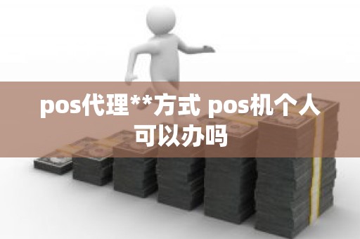 pos代理**方式 pos机个人可以办吗