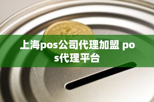 上海pos公司代理加盟 pos代理平台