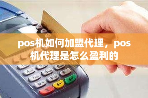 pos机如何加盟代理，pos机代理是怎么盈利的