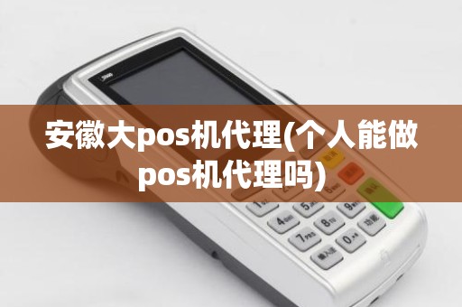 安徽大pos机代理(个人能做pos机代理吗)