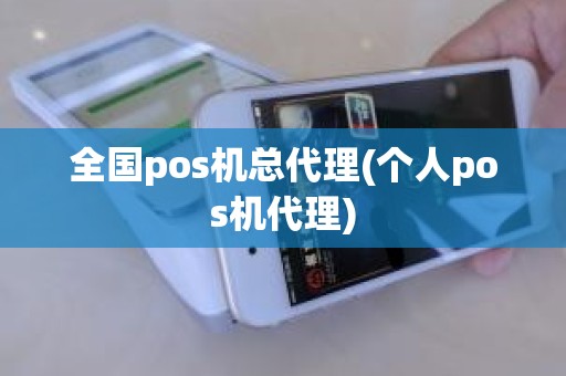 全国pos机总代理(个人pos机代理)