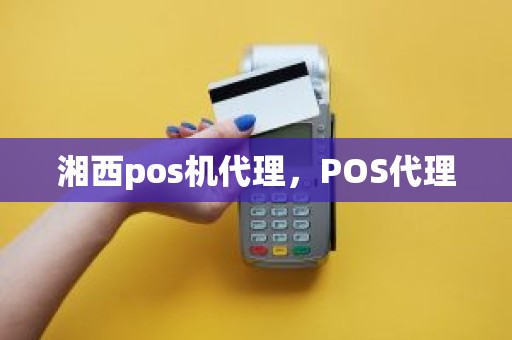 湘西pos机代理，POS代理