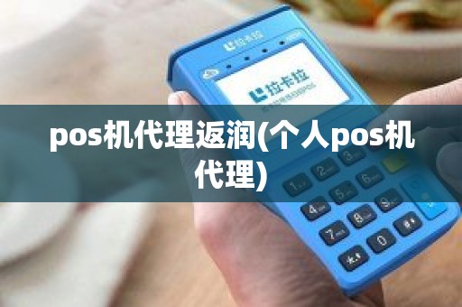 pos机代理返润(个人pos机代理)