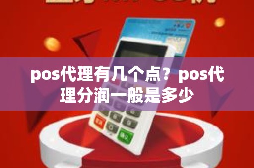 pos代理有几个点？pos代理分润一般是多少