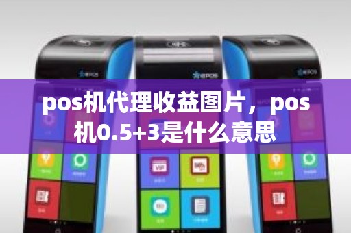 pos机代理收益图片，pos机0.5+3是什么意思