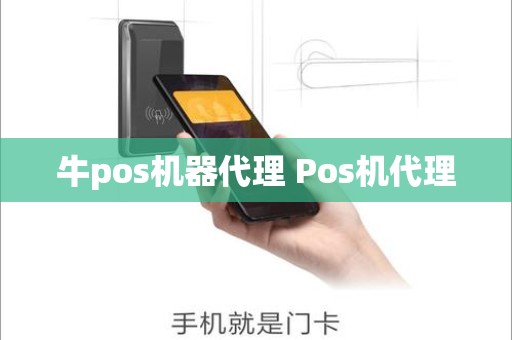 牛pos机器代理 Pos机代理