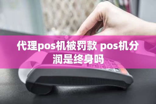 代理pos机被罚款 pos机分润是终身吗