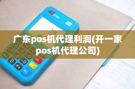 广东pos机代理利润(开一家pos机代理公司)