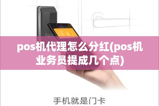 pos机代理怎么分红(pos机业务员提成几个点)