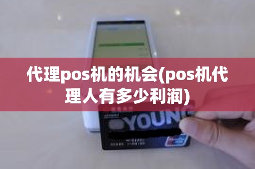 代理pos机的机会(pos机代理人有多少利润) 代理pos机的机会(pos机代理人有多少利润)