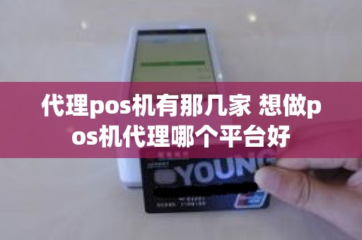 代理pos机有那几家 想做pos机代理哪个平台好