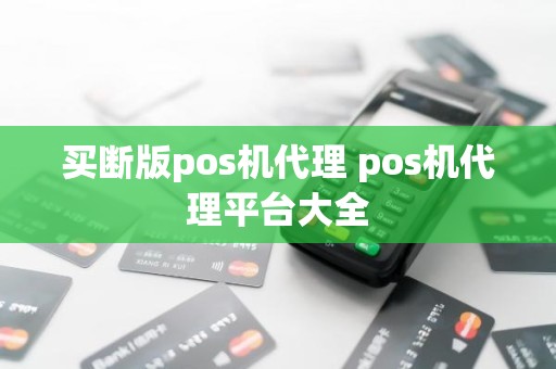 买断版pos机代理 pos机代理平台大全