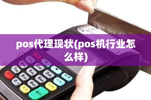 pos代理现状(pos机行业怎么样)