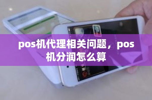 pos机代理相关问题，pos机分润怎么算