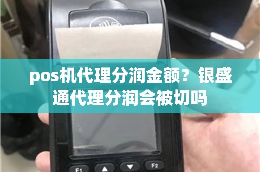 pos机代理分润金额？银盛通代理分润会被切吗