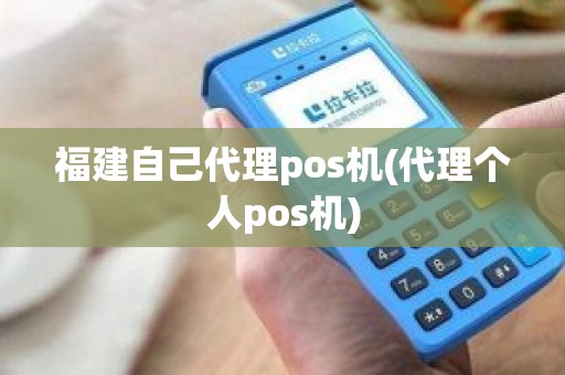 福建自己代理pos机(代理个人pos机)