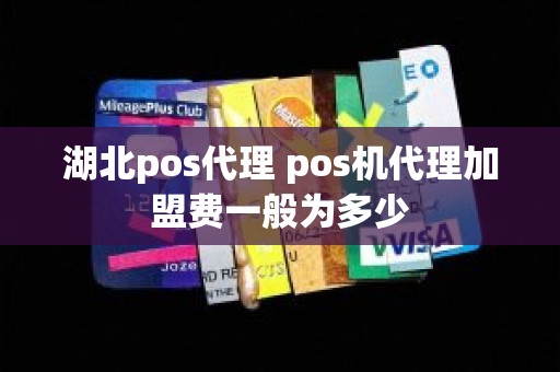 湖北pos代理 pos机代理加盟费一般为多少