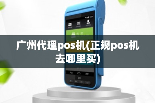 广州代理pos机(正规pos机去哪里买)