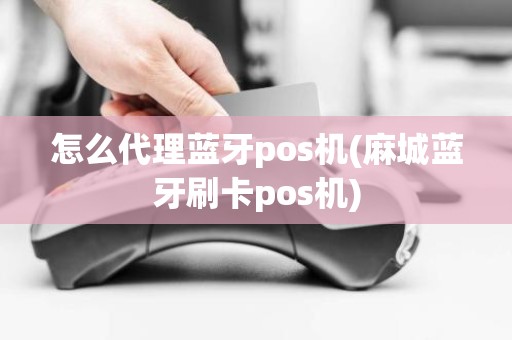 怎么代理蓝牙pos机(麻城蓝牙刷卡pos机)