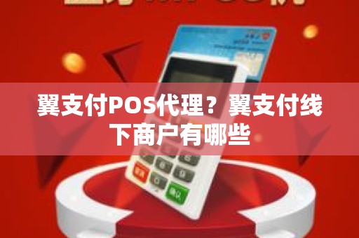 翼支付POS代理？翼支付线下商户有哪些