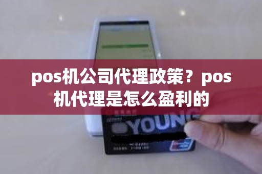 pos机公司代理政策？pos机代理是怎么盈利的