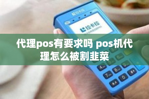 代理pos有要求吗 pos机代理怎么被割韭菜