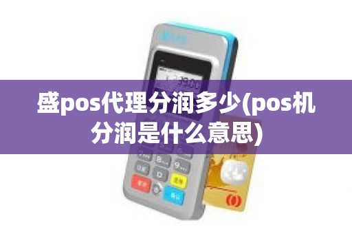 盛pos代理分润多少(pos机分润是什么意思)