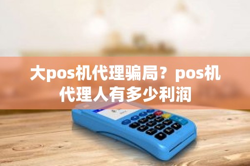 大pos机代理骗局？pos机代理人有多少利润
