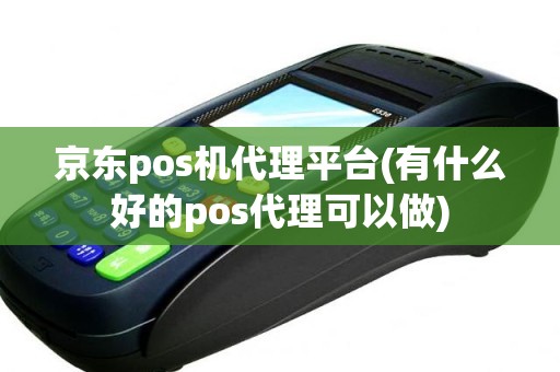 京东pos机代理平台(有什么好的pos代理可以做)