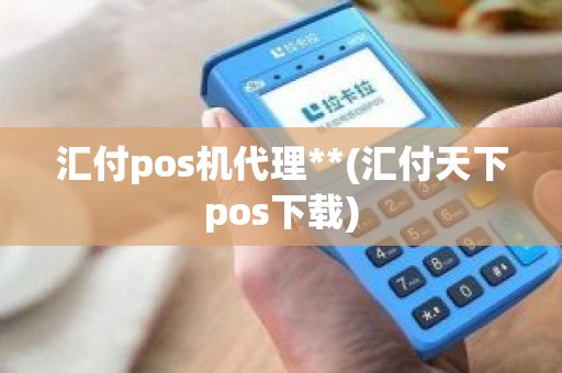 汇付pos机代理**(汇付天下pos下载)