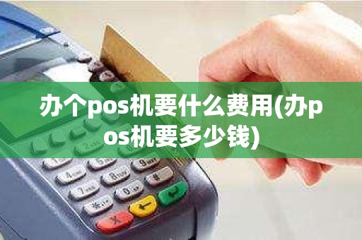 办个pos机要什么费用(办pos机要多少钱)