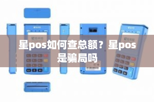 星pos如何查总额？星pos是骗局吗