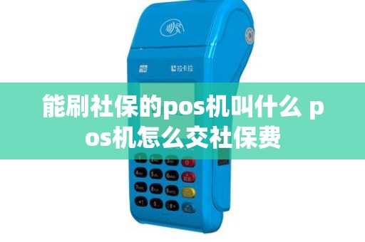 能刷社保的pos机叫什么 pos机怎么交社保费