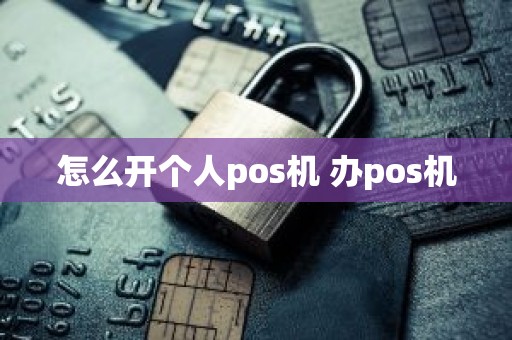 怎么开个人pos机 办pos机