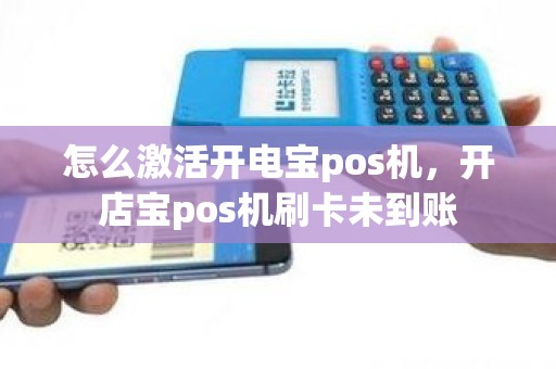 怎么激活开电宝pos机，开店宝pos机刷卡未到账