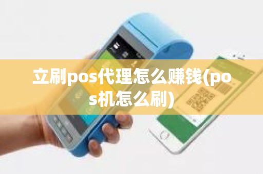 立刷pos代理怎么赚钱(pos机怎么刷)