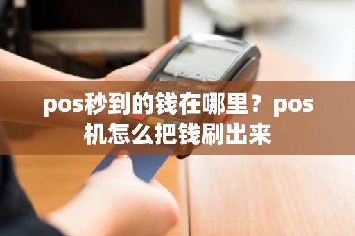 pos秒到的钱在哪里？pos机怎么把钱刷出来