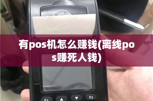 有pos机怎么赚钱(离线pos赚死人钱)