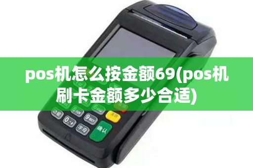 pos机怎么按金额69(pos机刷卡金额多少合适)