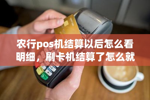 农行pos机结算以后怎么看明细，刷卡机结算了怎么就没有交易记录了