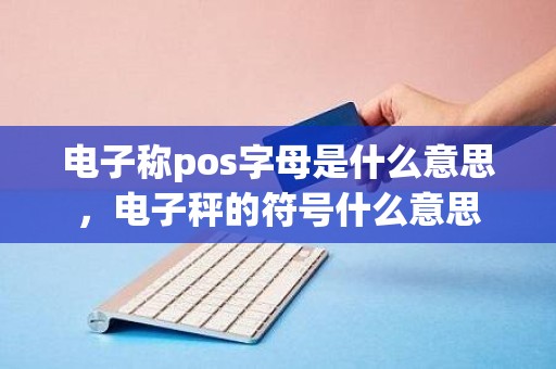 电子称pos字母是什么意思，电子秤的符号什么意思