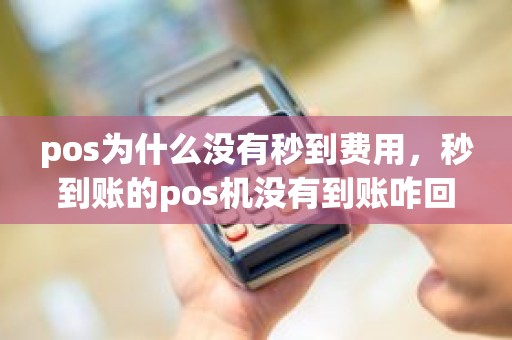 pos为什么没有秒到费用，秒到账的pos机没有到账咋回事